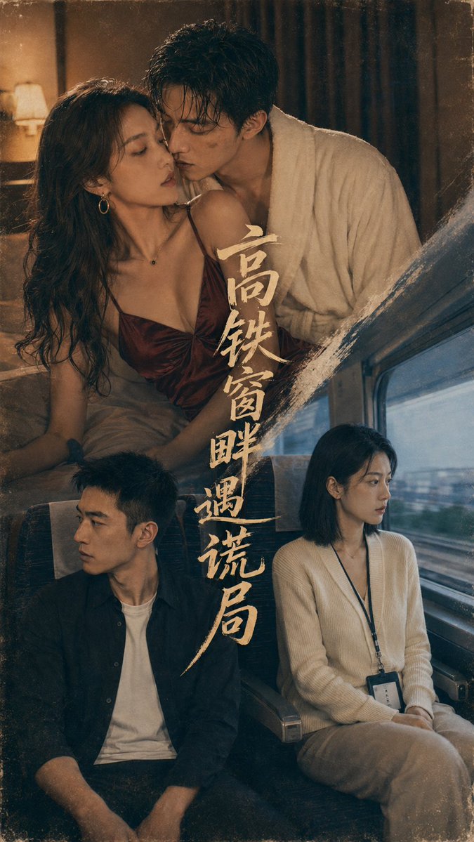 高铁窗畔遇谎局海报