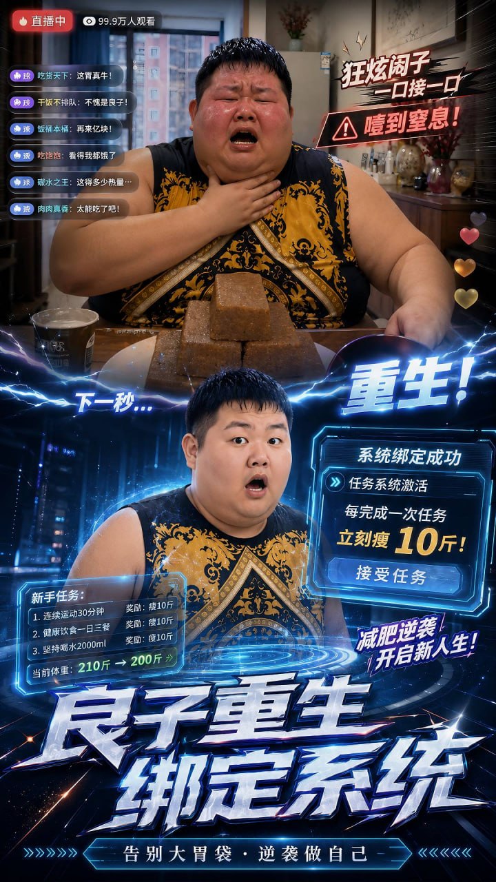良子重生绑定系统海报